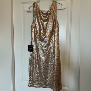 Lulus Rose Gold Special Occasion Dress